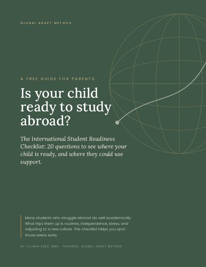 Cover of the International Student Readiness Checklist